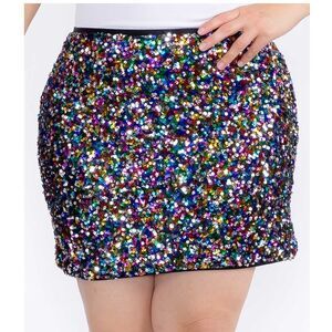 Sequin Embellished Skirt